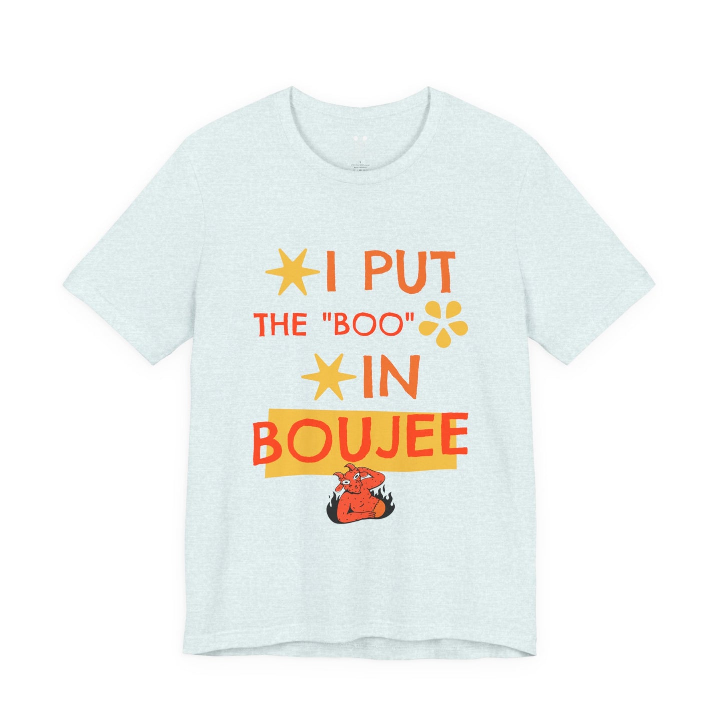 I Put the Boo in Boujee – Sassy Devil Cartoon Tee