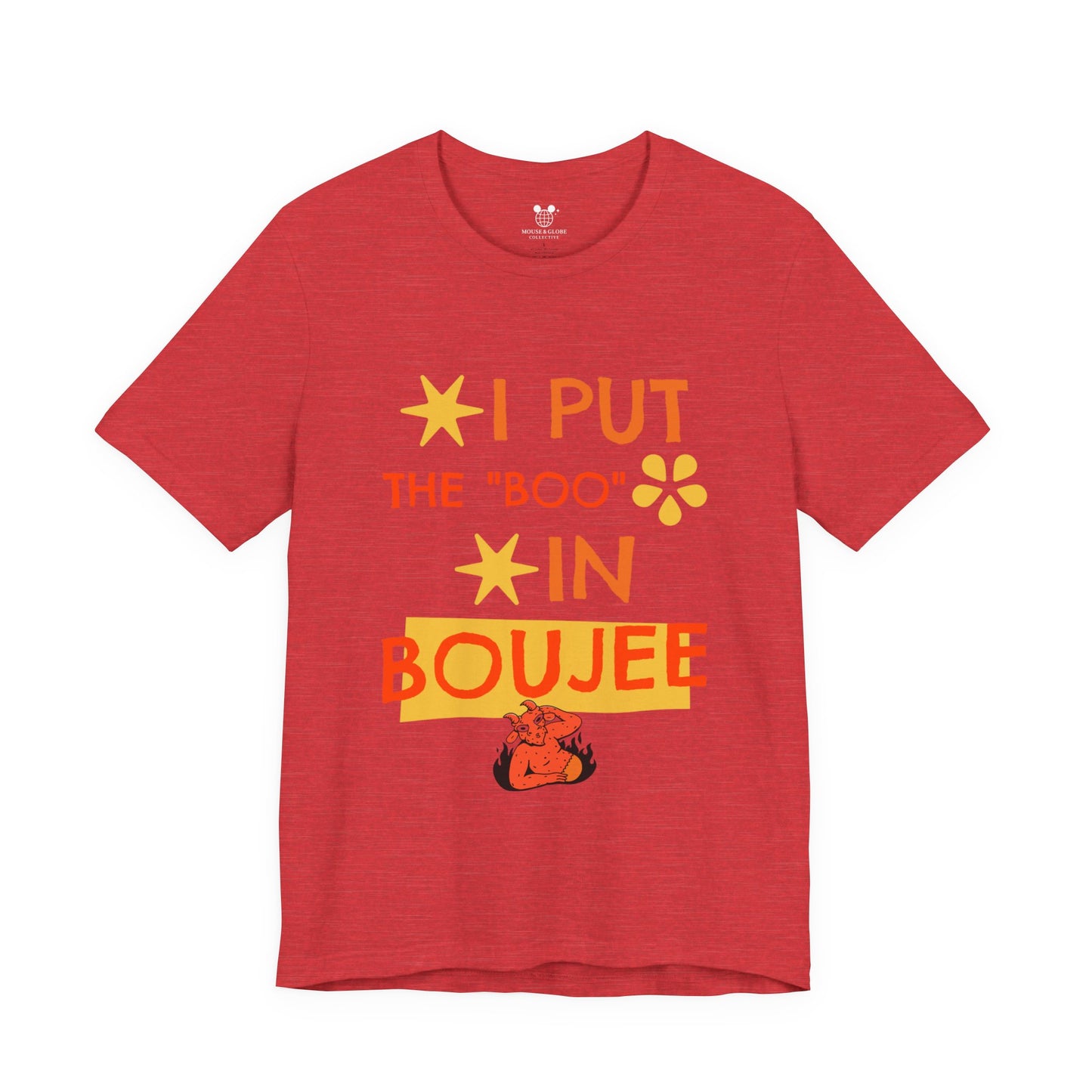 I Put the Boo in Boujee – Sassy Devil Cartoon Tee