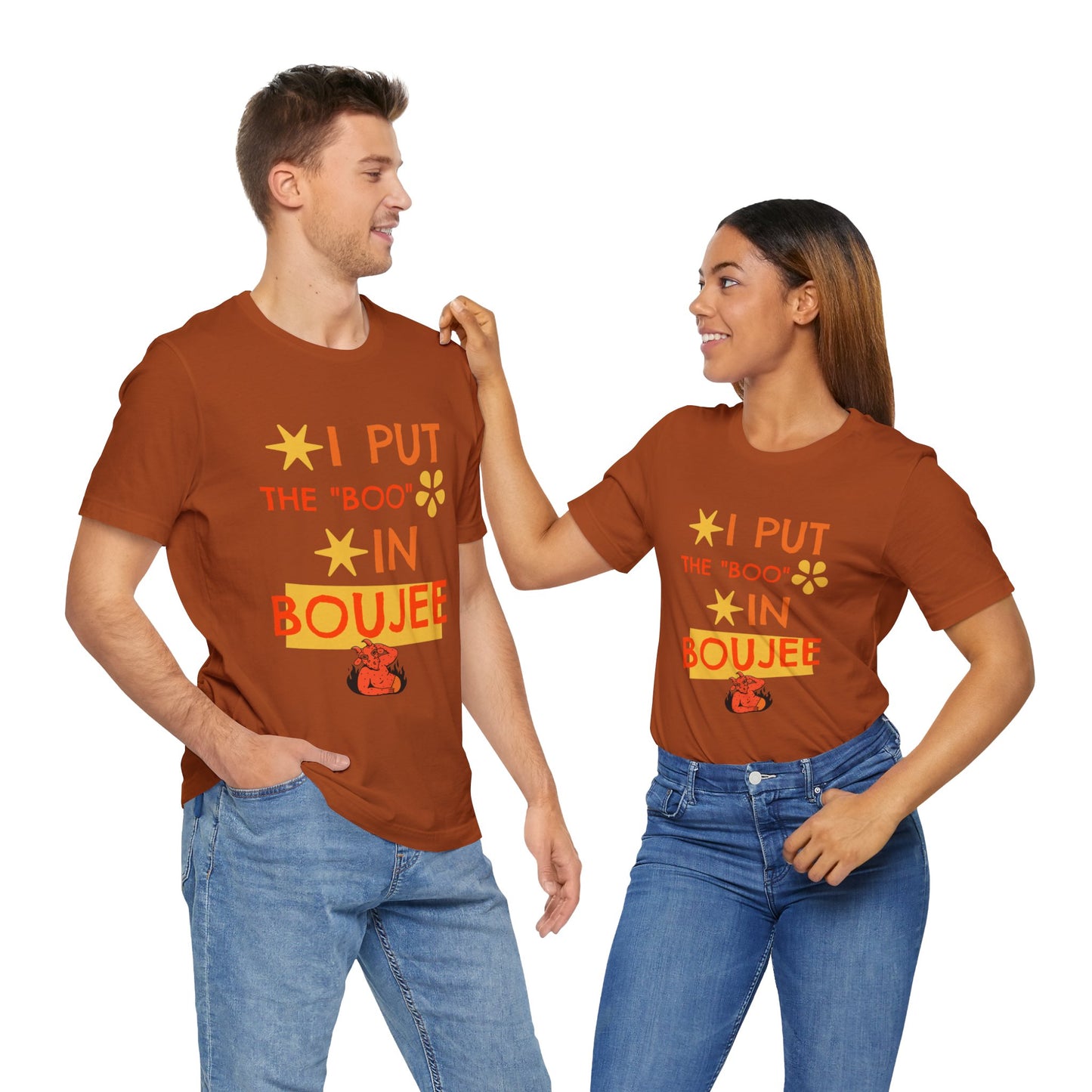I Put the Boo in Boujee – Sassy Devil Cartoon Tee