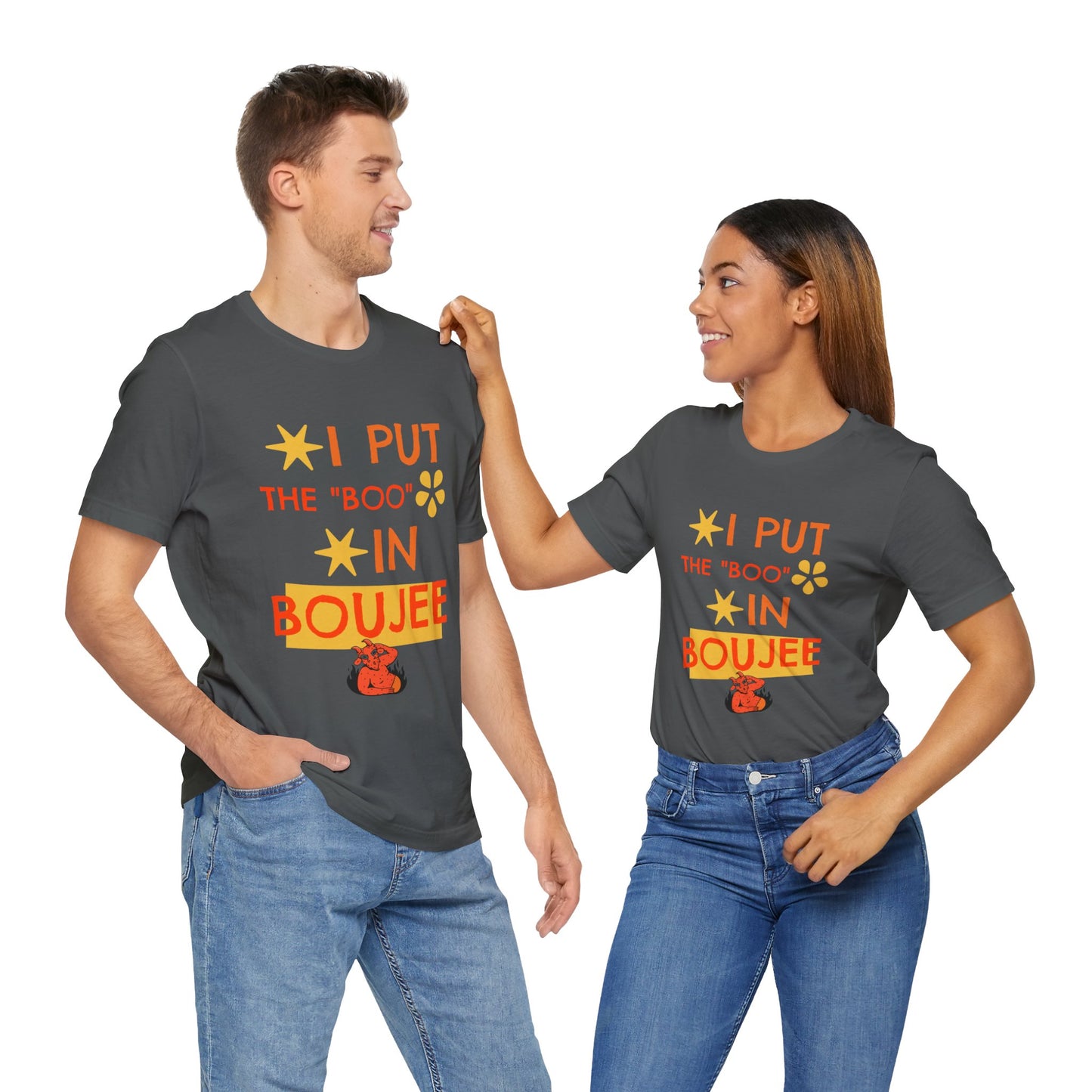 I Put the Boo in Boujee – Sassy Devil Cartoon Tee