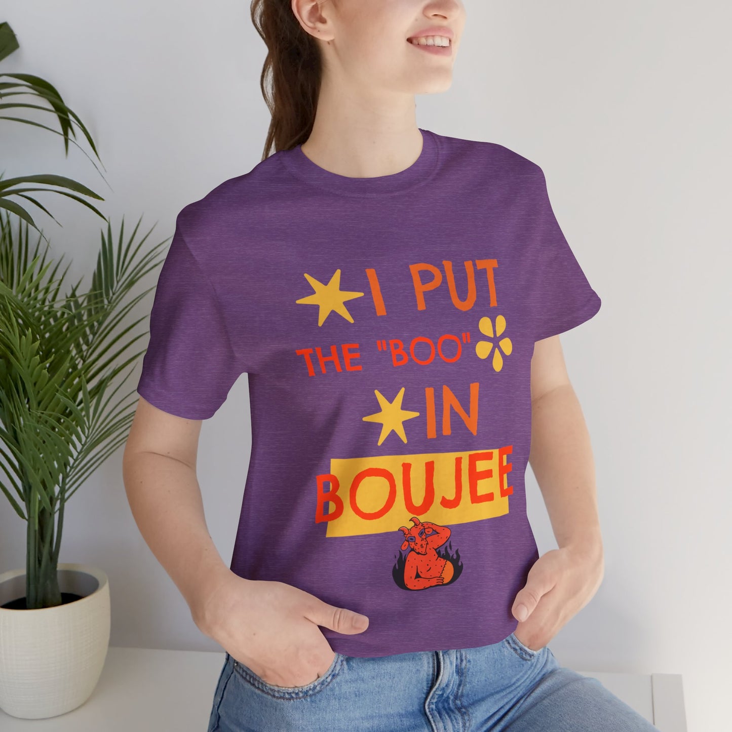 I Put the Boo in Boujee – Sassy Devil Cartoon Tee