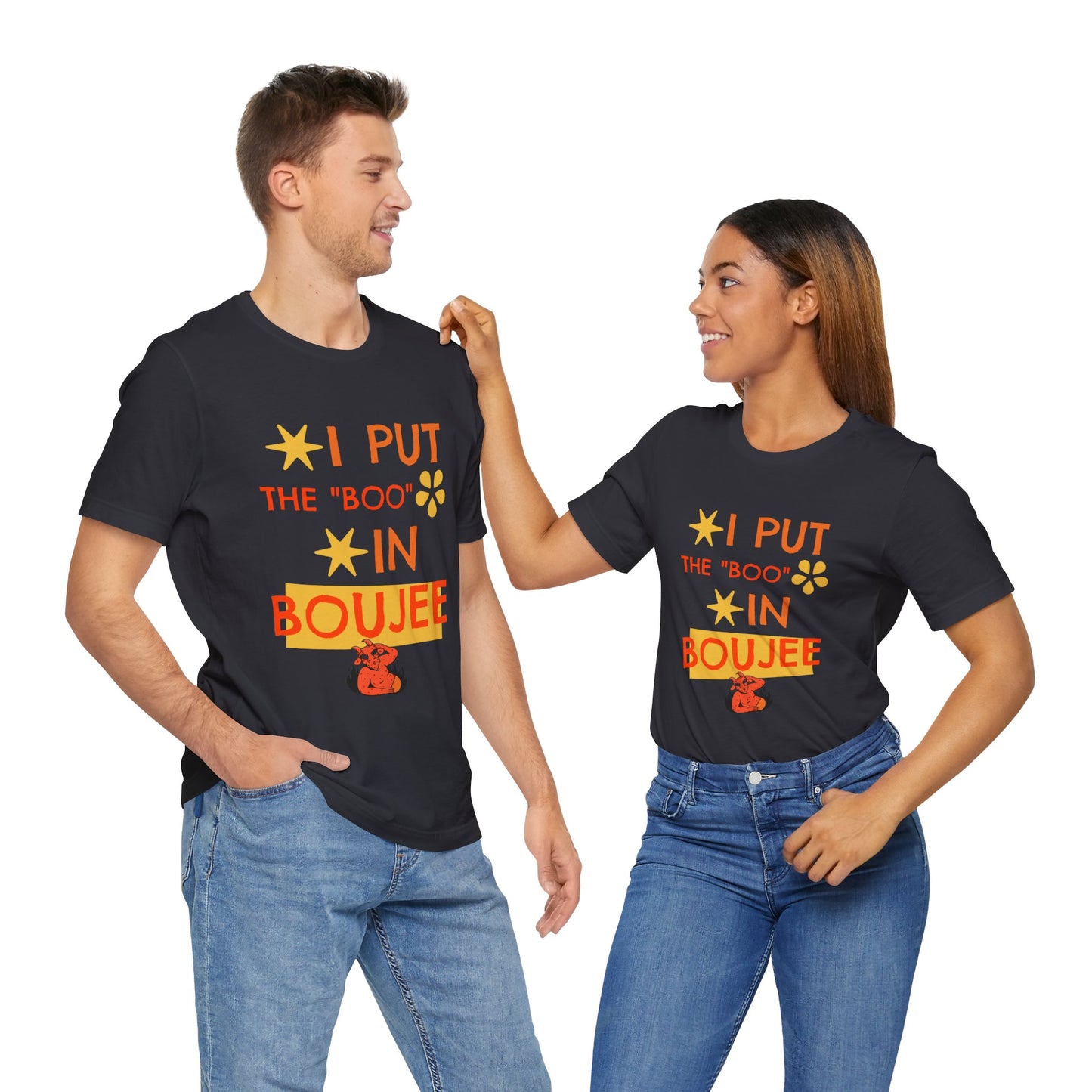 I Put the Boo in Boujee – Sassy Devil Cartoon Tee