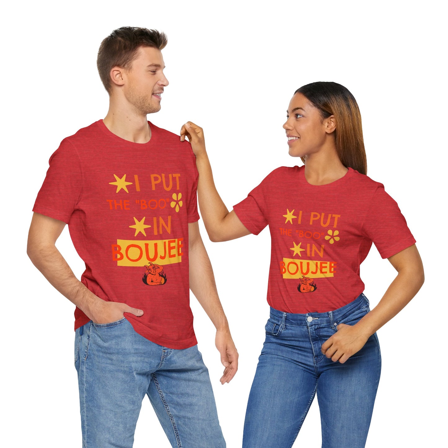 I Put the Boo in Boujee – Sassy Devil Cartoon Tee