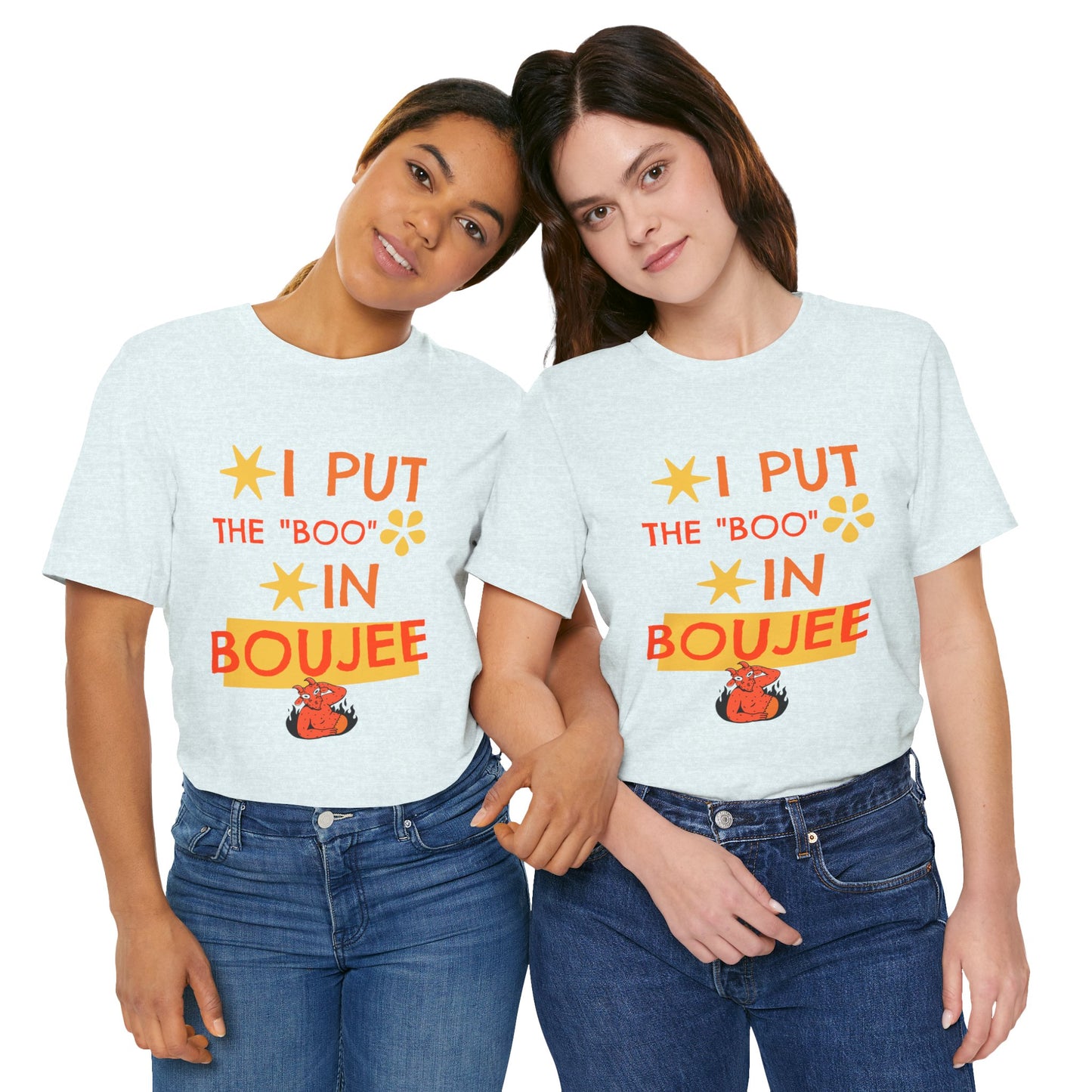 I Put the Boo in Boujee – Sassy Devil Cartoon Tee