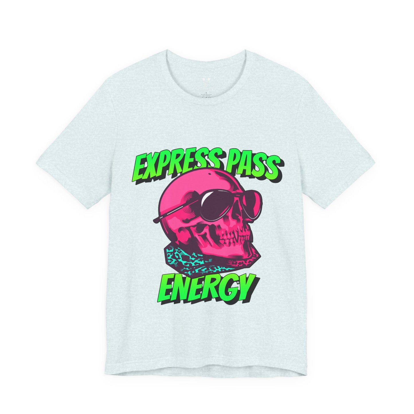 Express Pass Energy– Neon Skull Unisex Tee