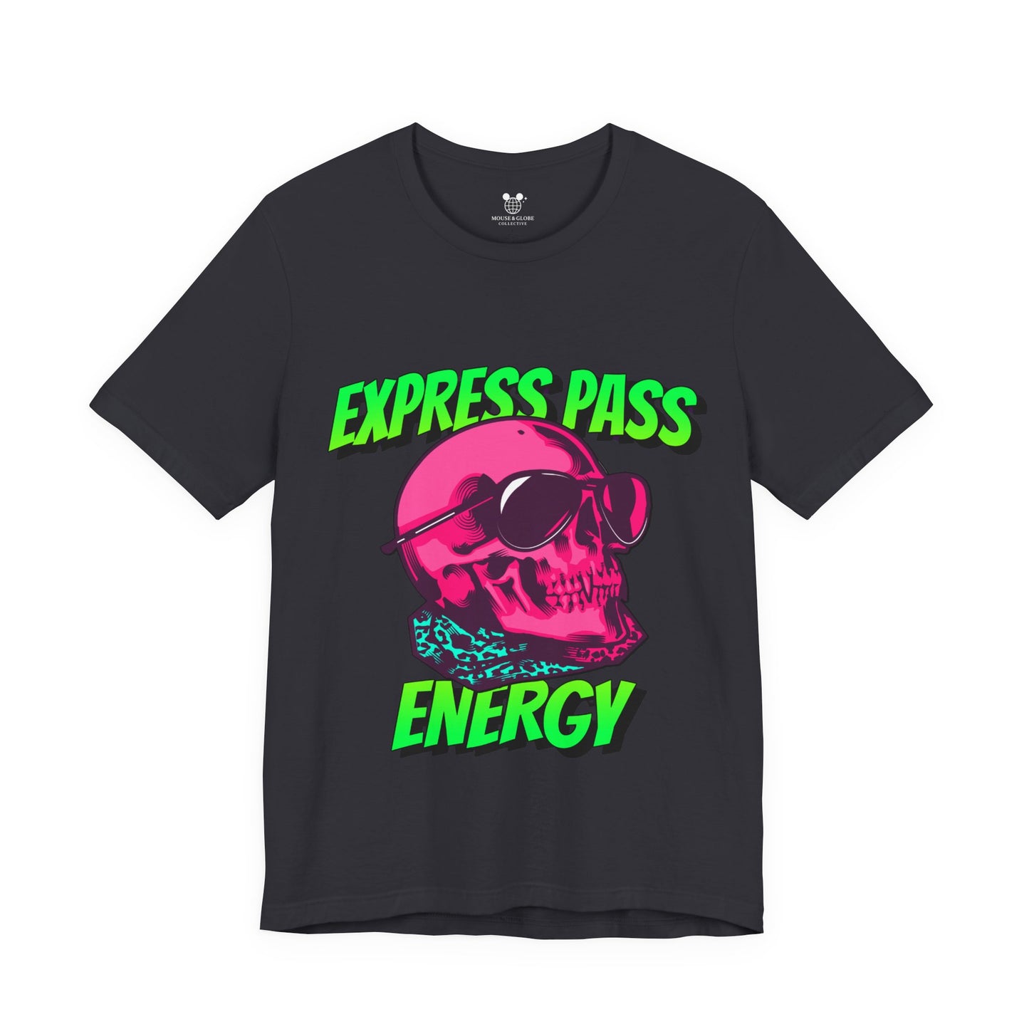 Express Pass Energy– Neon Skull Unisex Tee