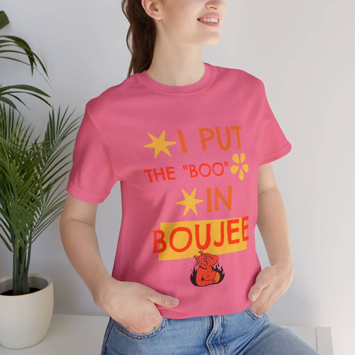 I Put the Boo in Boujee – Sassy Devil Cartoon Tee