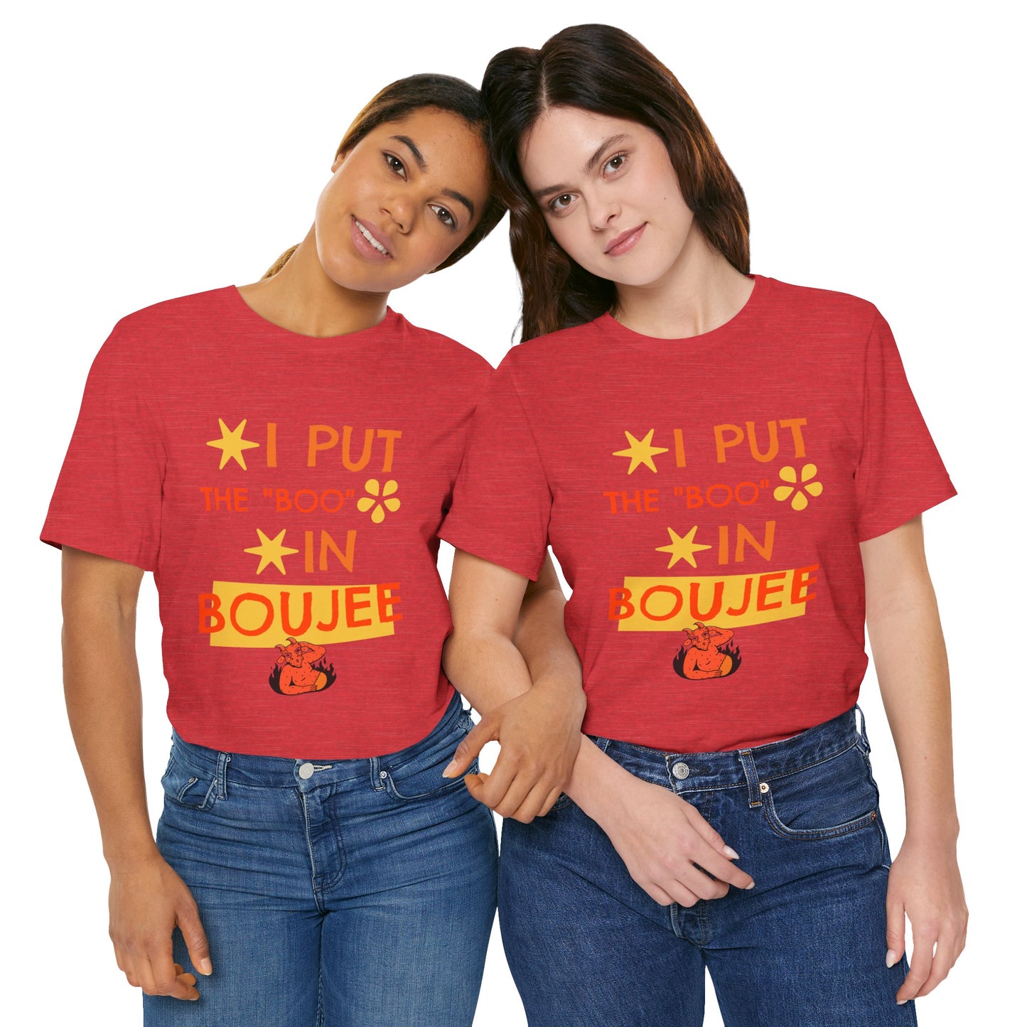 I Put the Boo in Boujee – Sassy Devil Cartoon Tee