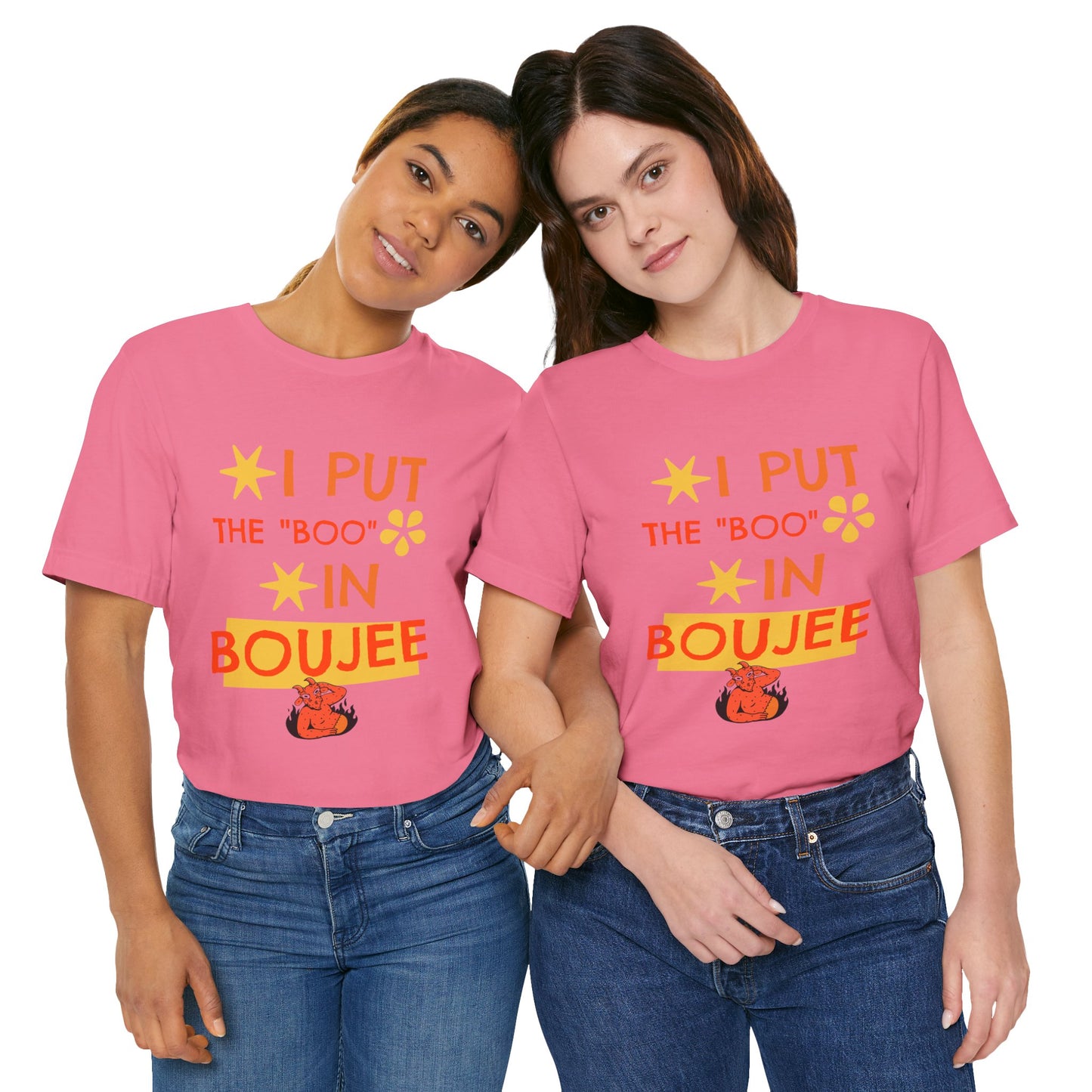 I Put the Boo in Boujee – Sassy Devil Cartoon Tee