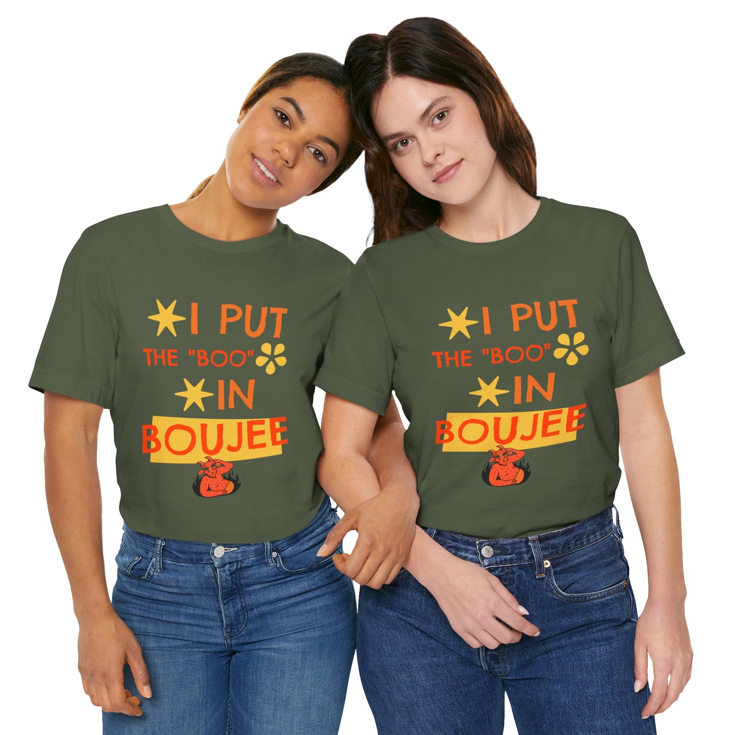 I Put the Boo in Boujee – Sassy Devil Cartoon Tee