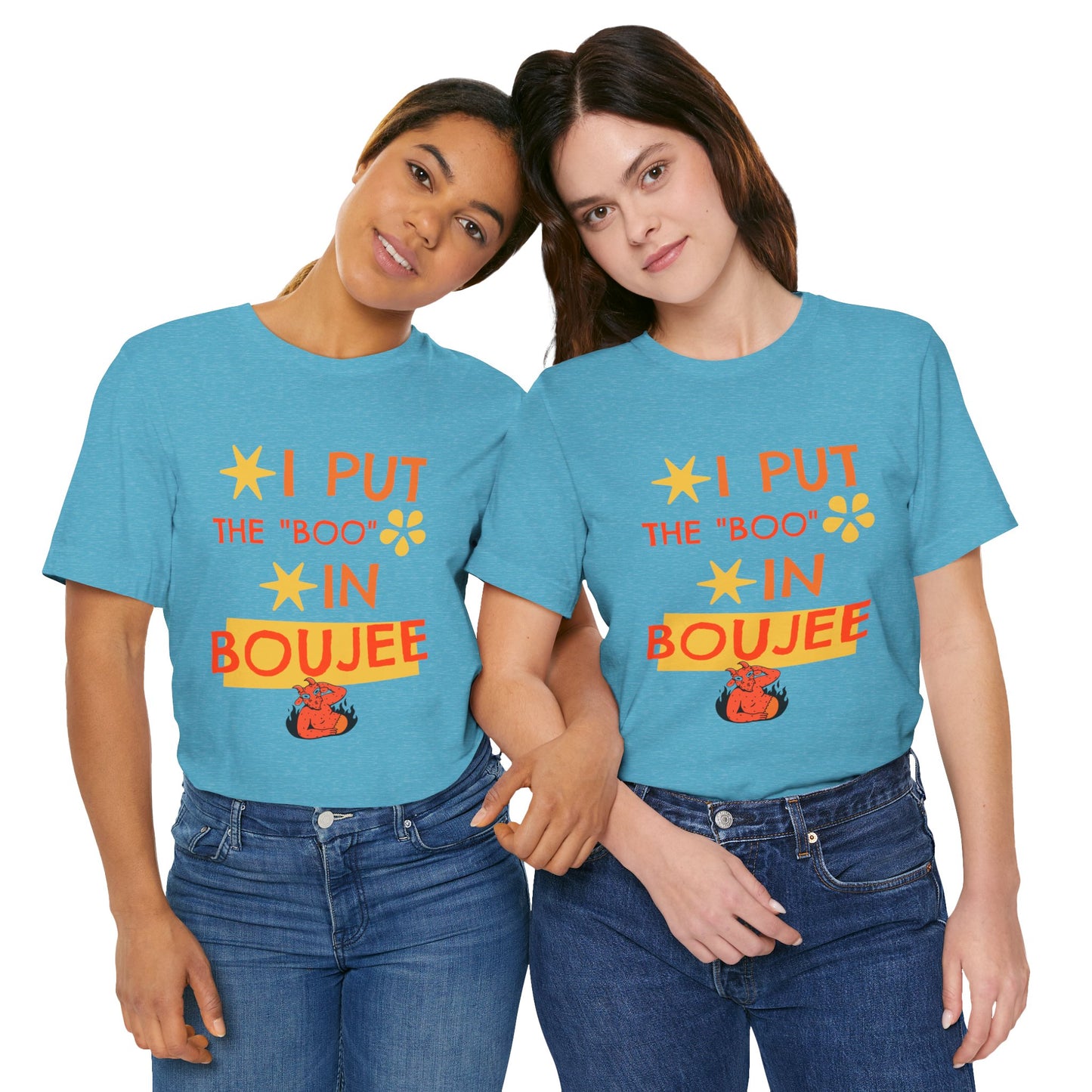 I Put the Boo in Boujee – Sassy Devil Cartoon Tee