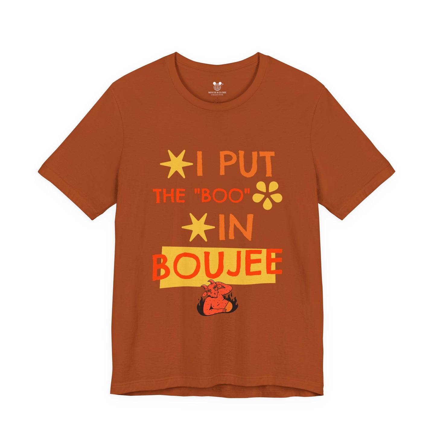 I Put the Boo in Boujee – Sassy Devil Cartoon Tee