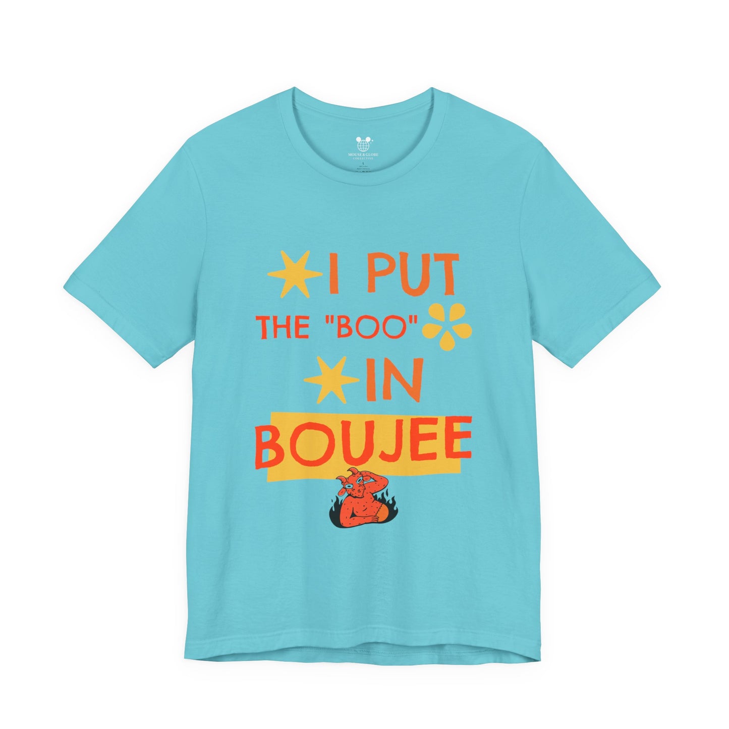 I Put the Boo in Boujee – Sassy Devil Cartoon Tee
