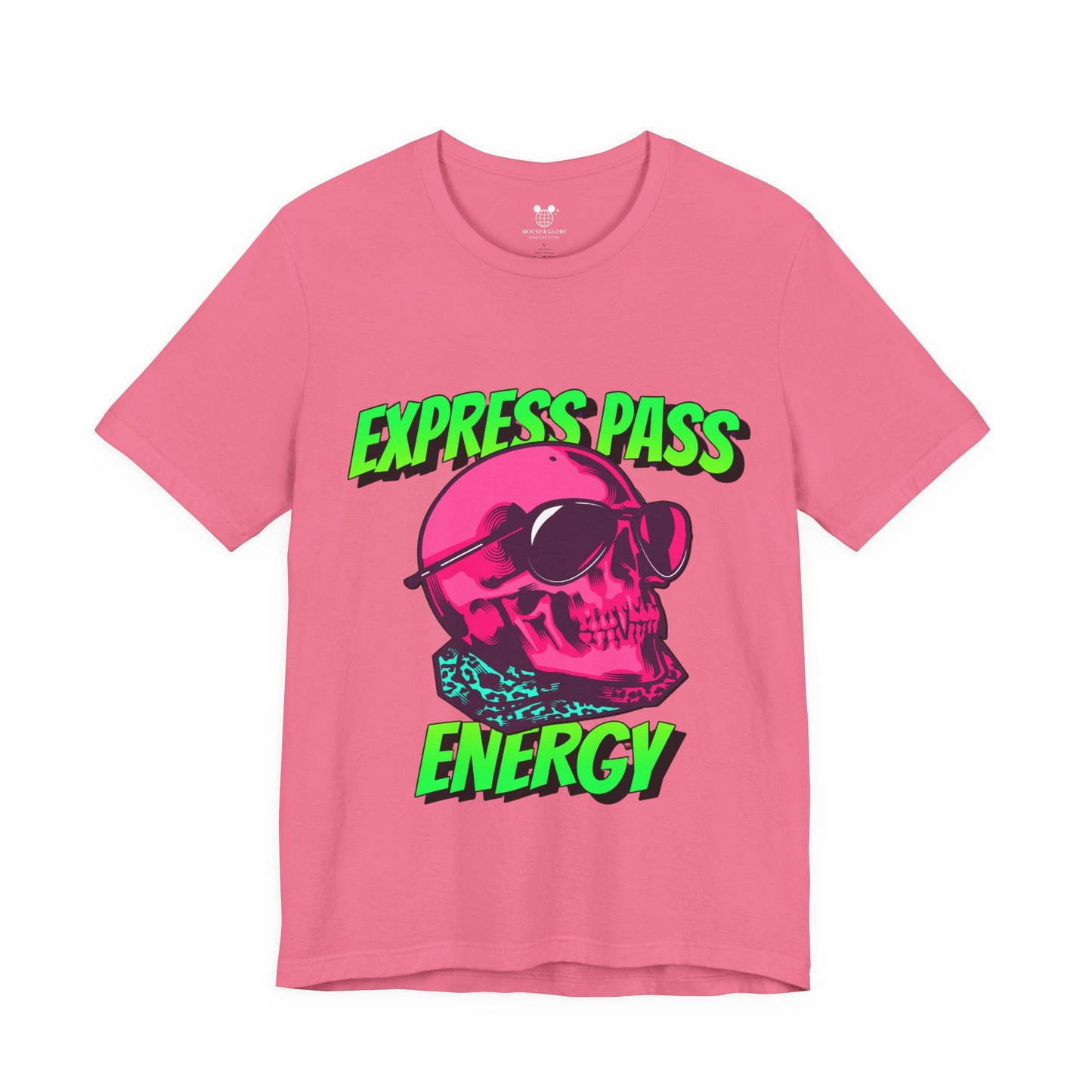 Express Pass Energy– Neon Skull Unisex Tee