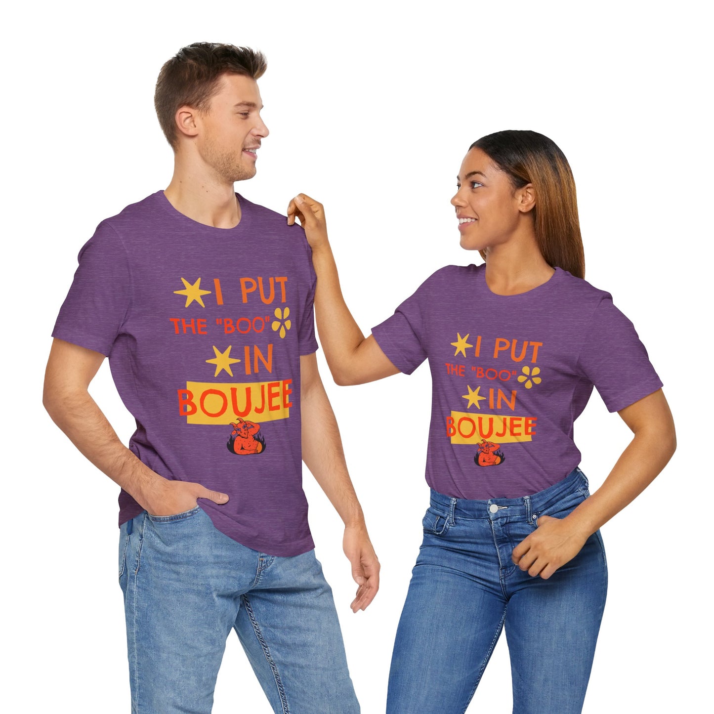 I Put the Boo in Boujee – Sassy Devil Cartoon Tee