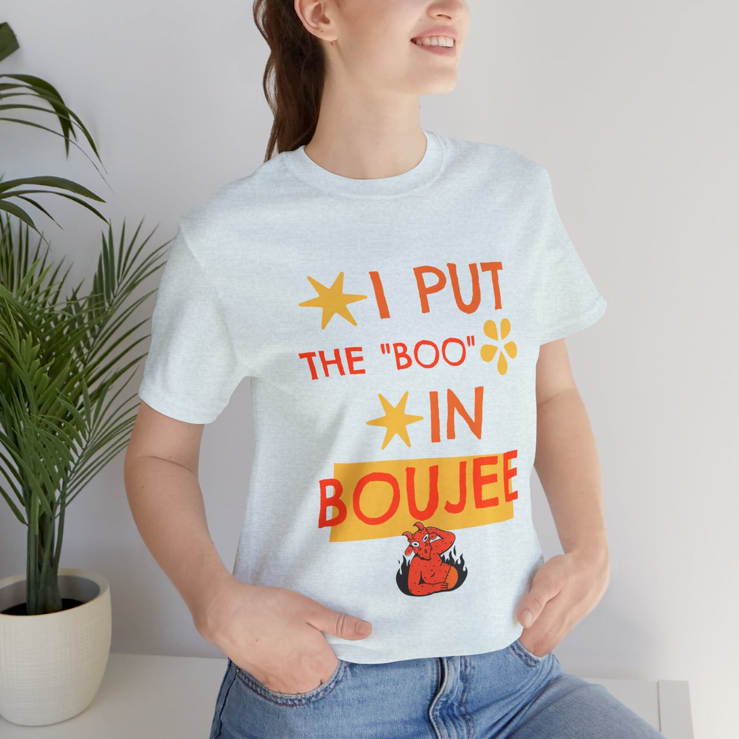 I Put the Boo in Boujee – Sassy Devil Cartoon Tee