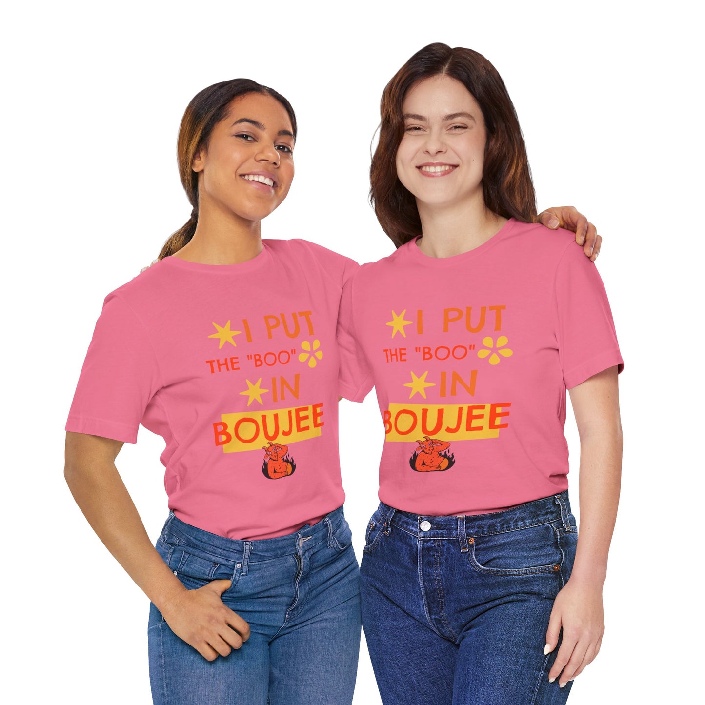 I Put the Boo in Boujee – Sassy Devil Cartoon Tee