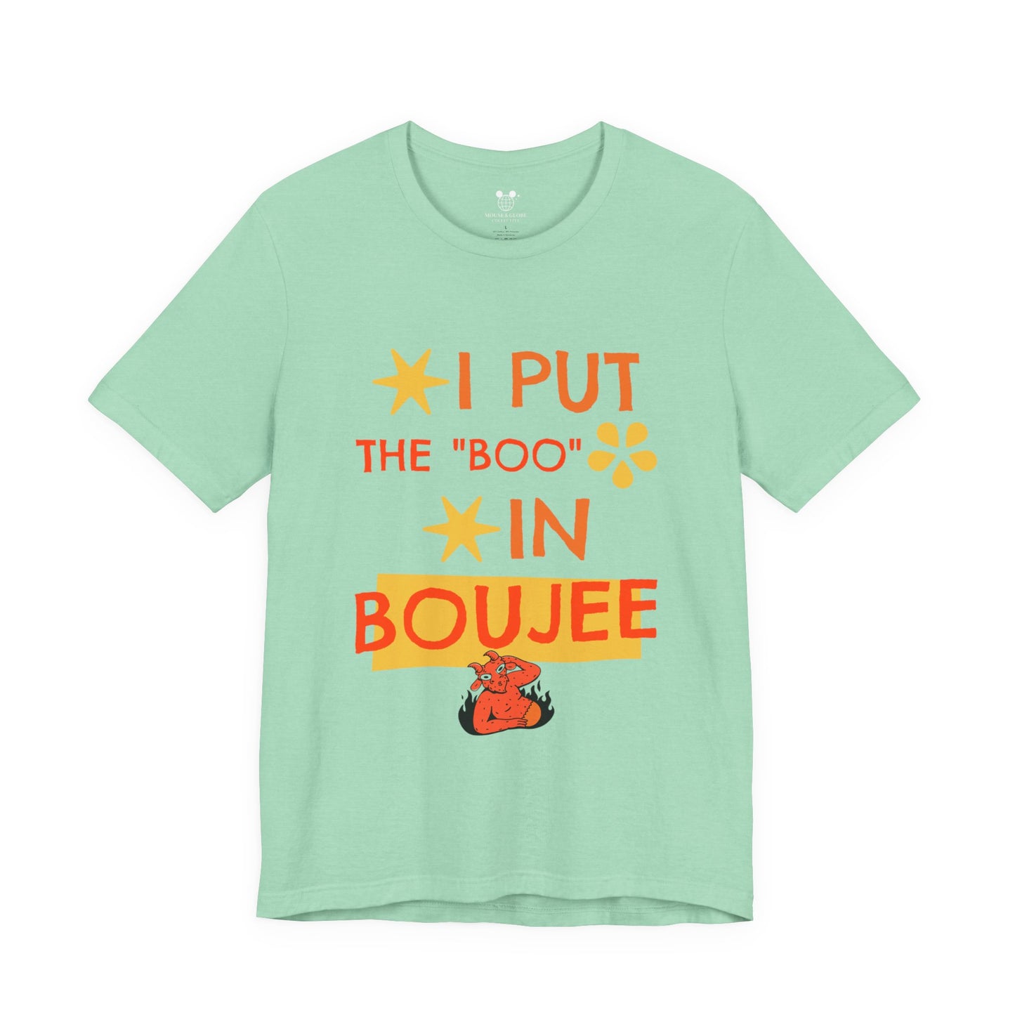 I Put the Boo in Boujee – Sassy Devil Cartoon Tee