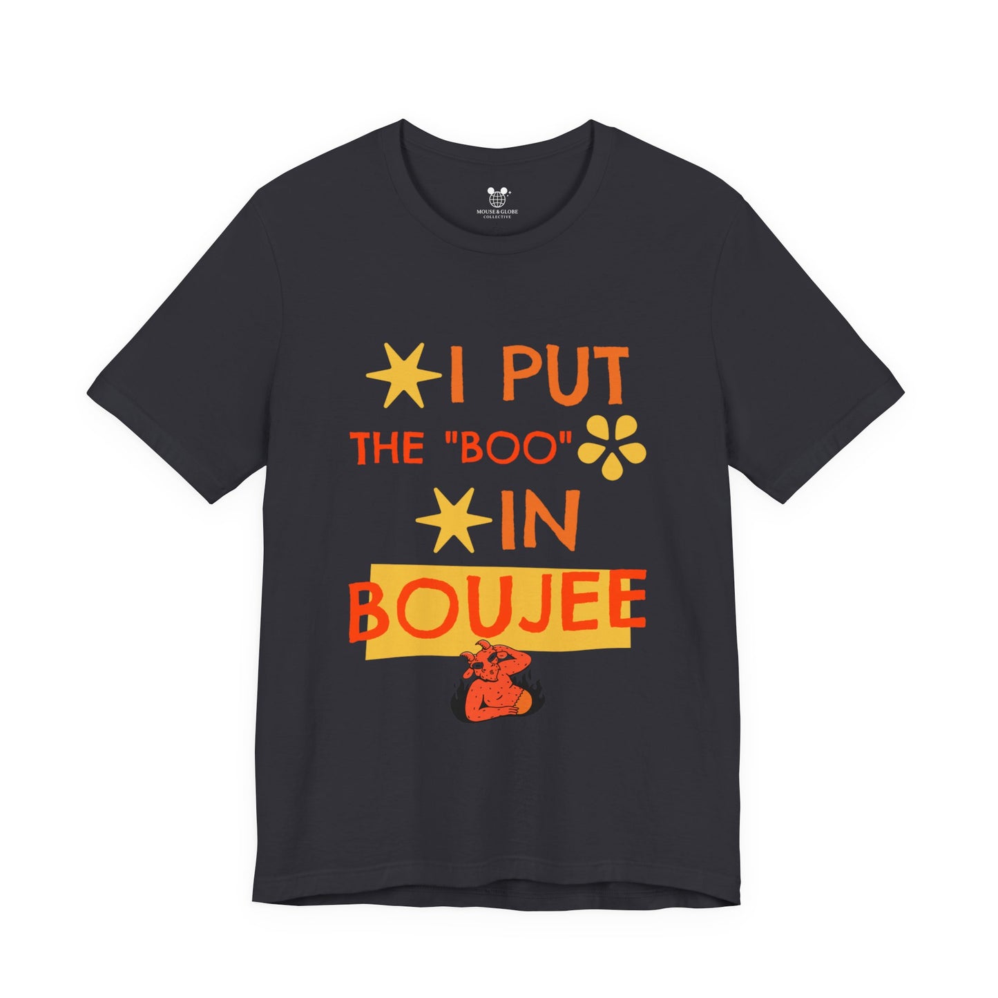 I Put the Boo in Boujee – Sassy Devil Cartoon Tee