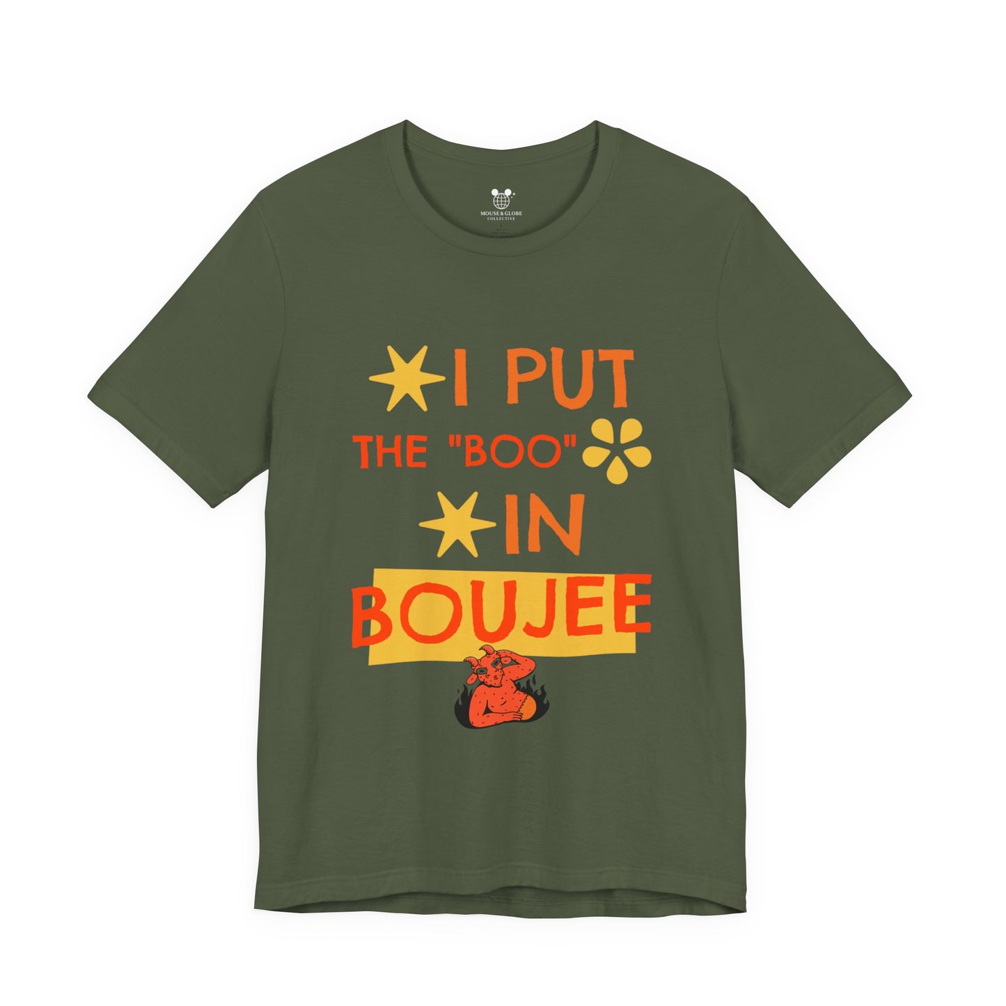 I Put the Boo in Boujee – Sassy Devil Cartoon Tee