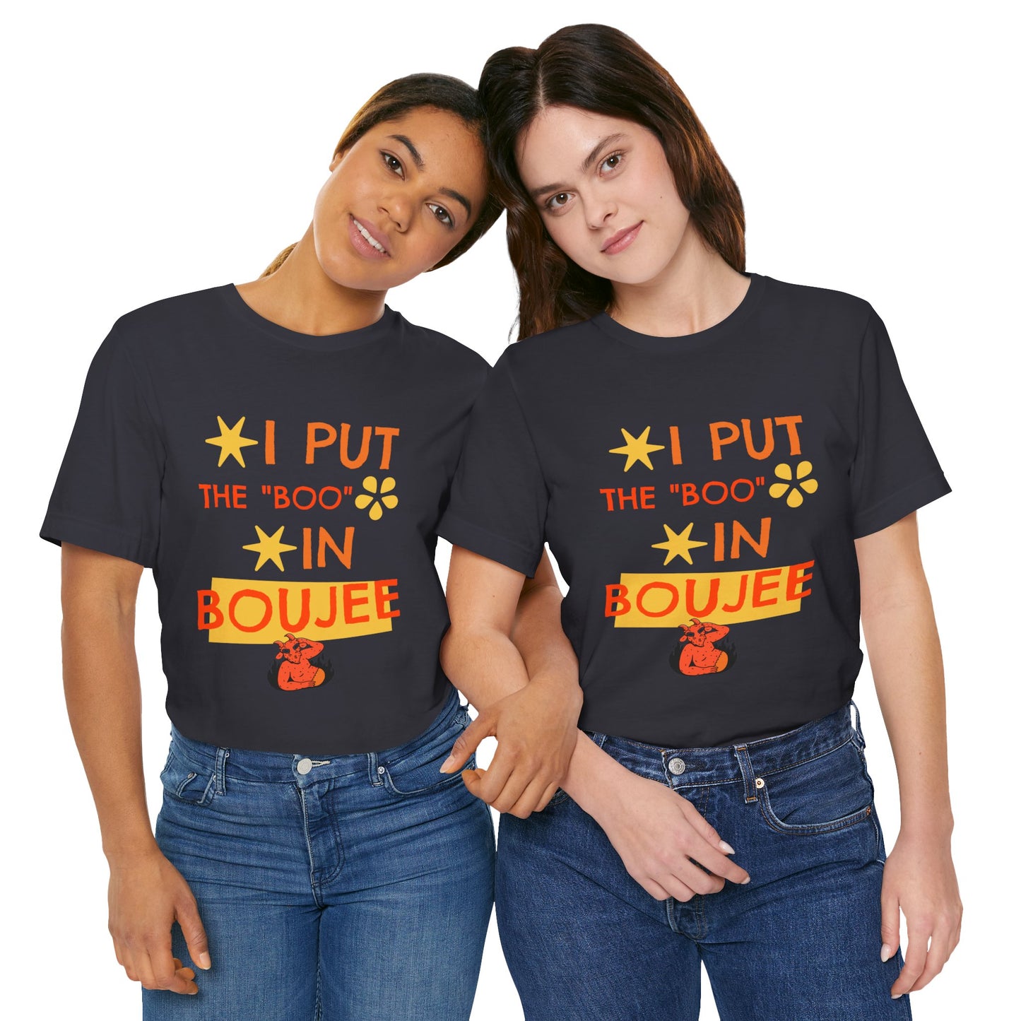 I Put the Boo in Boujee – Sassy Devil Cartoon Tee