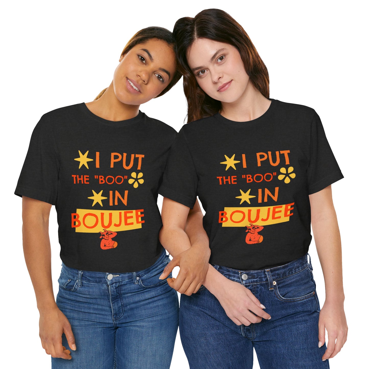 I Put the Boo in Boujee – Sassy Devil Cartoon Tee
