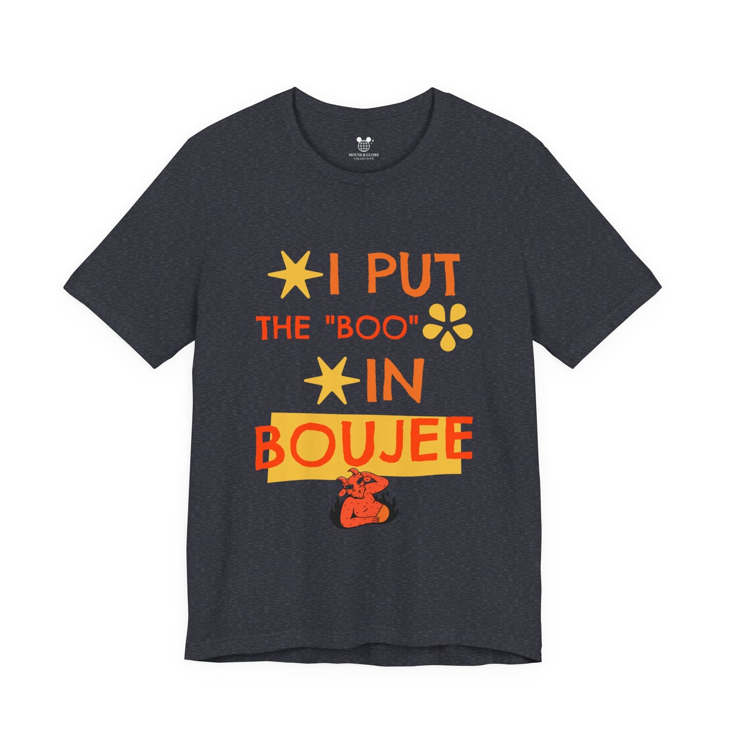 I Put the Boo in Boujee – Sassy Devil Cartoon Tee