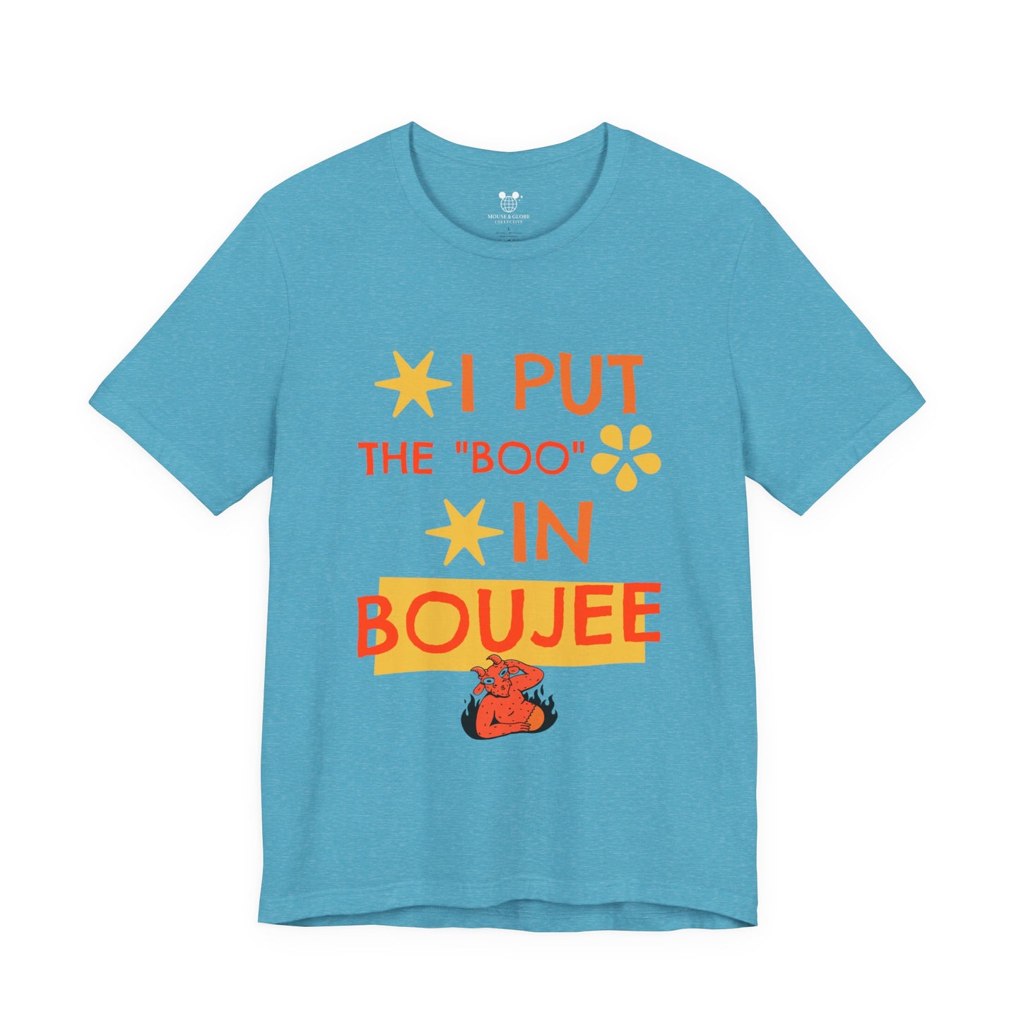 I Put the Boo in Boujee – Sassy Devil Cartoon Tee