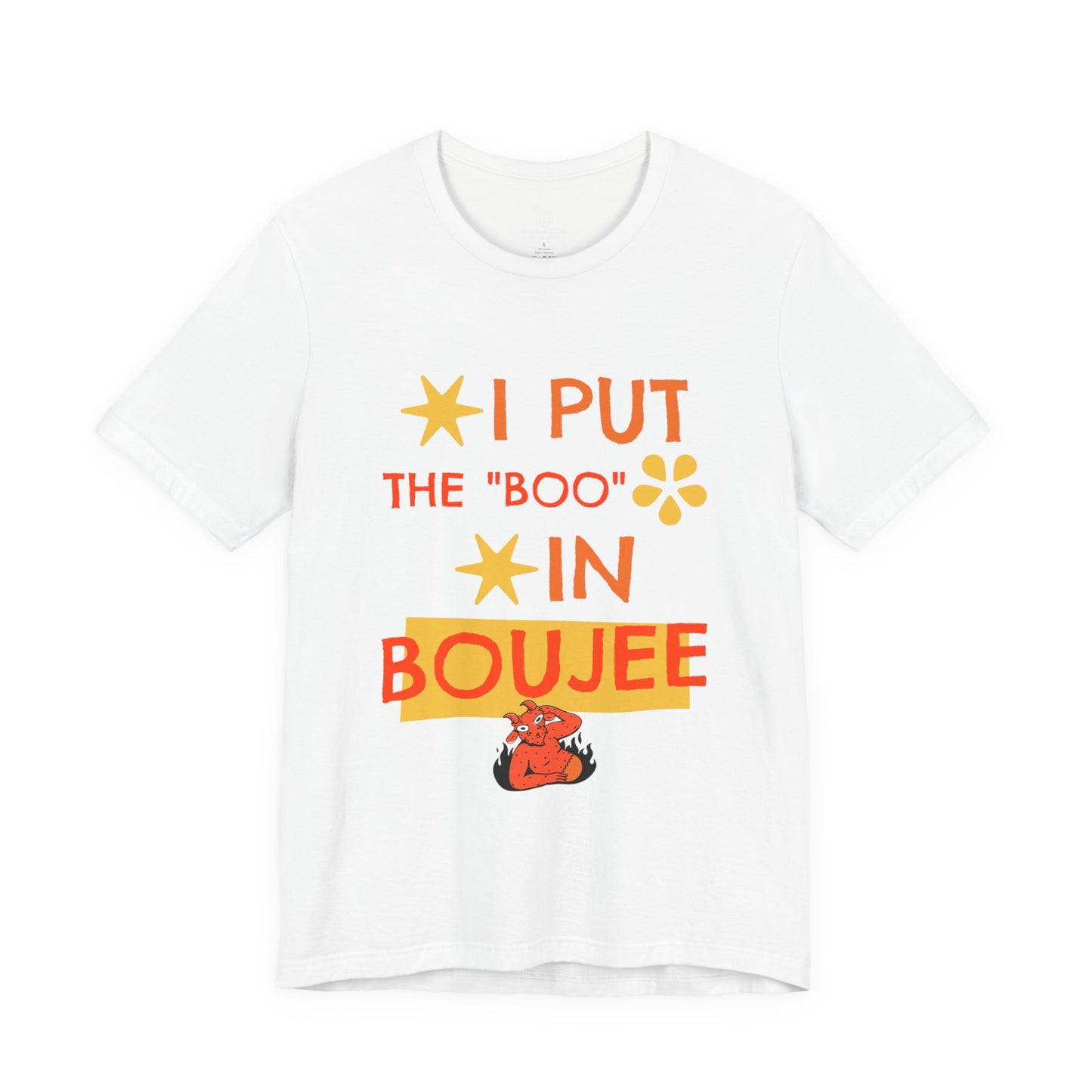 I Put the Boo in Boujee – Sassy Devil Cartoon Tee
