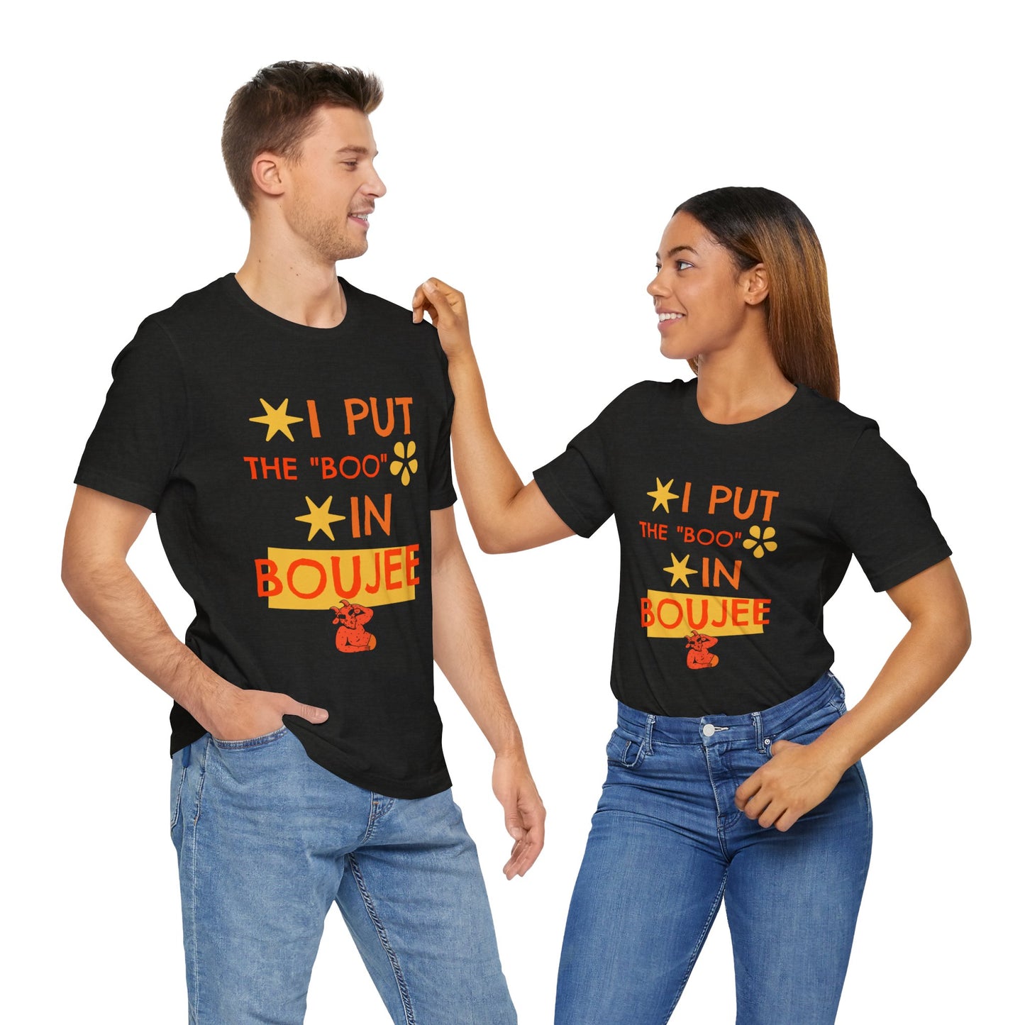 I Put the Boo in Boujee – Sassy Devil Cartoon Tee